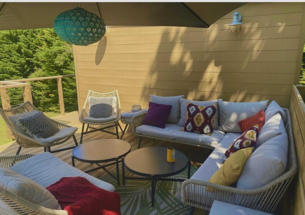 mod pods of conwy garden modular buils airbnb outdoor north west wales