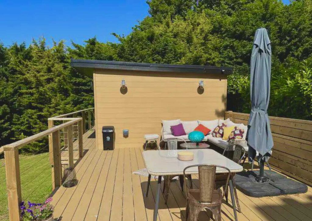 mod pods of conwy garden modular buils airbnb outdoor north west wales from scratch