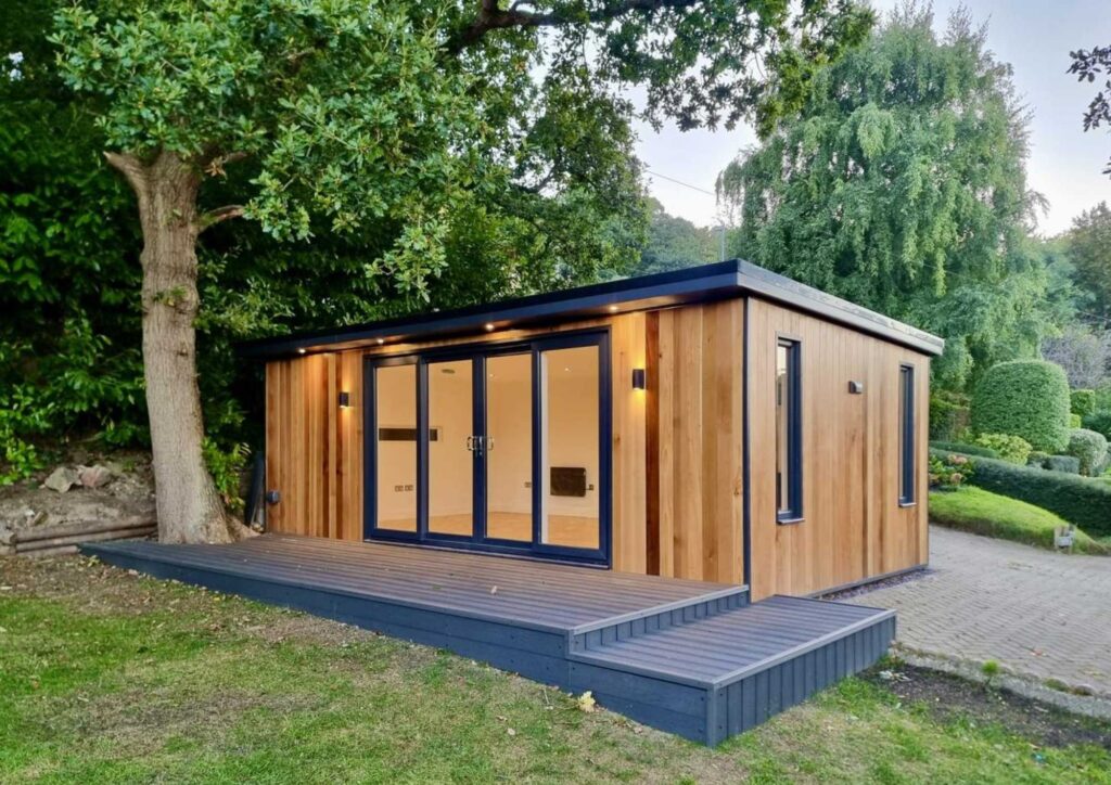 mod pods of conwy modular garden build room entertainment bar lounge north west wales flintshire
