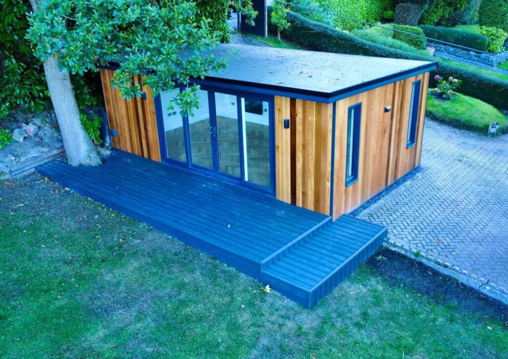 mod pods of conwy modular garden build room entertainment bar lounge north west wales high standard