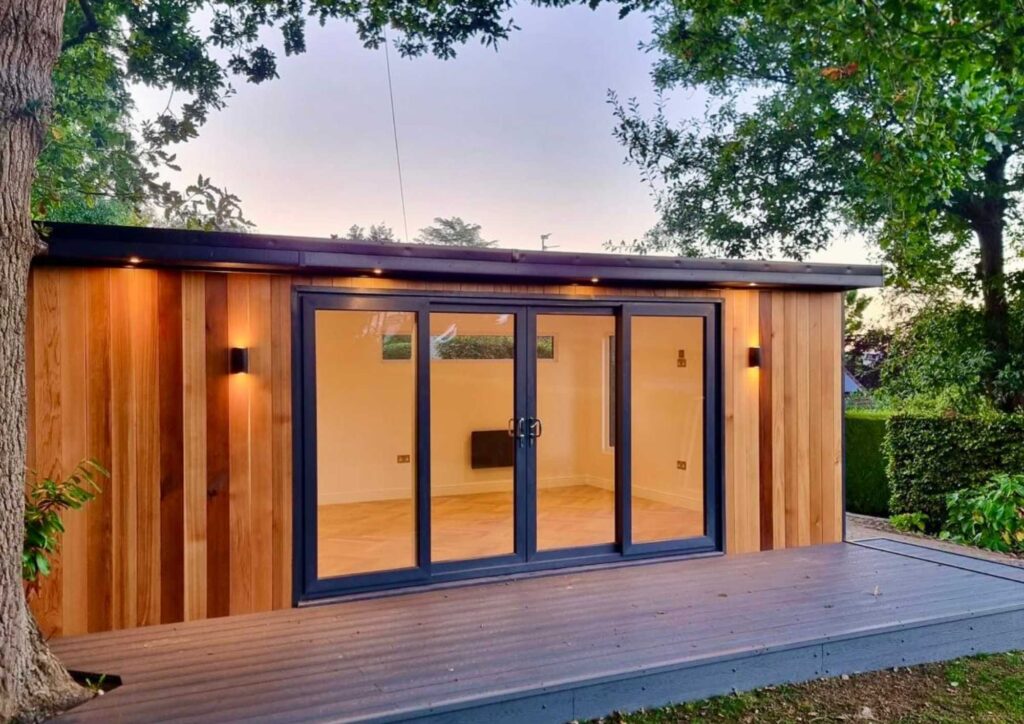 mod pods of conwy modular garden build room entertainment bar lounge north west wales wales