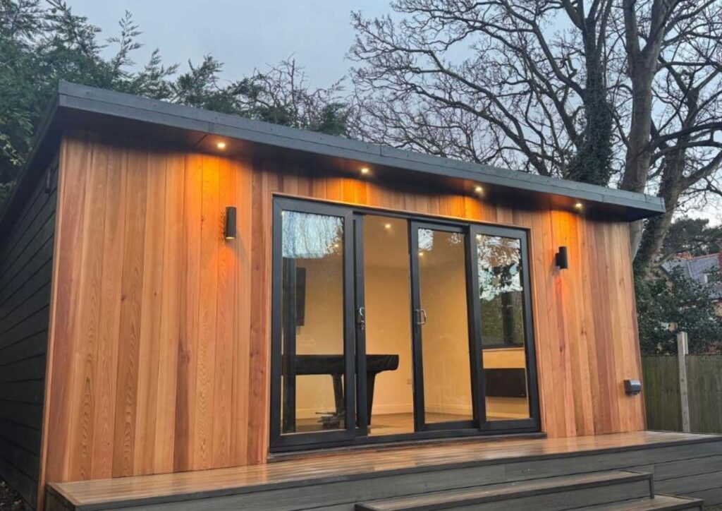 mod pods of conwy modular garden builds outdoor entertaintment room bar north west wales